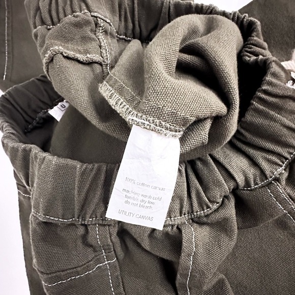 Utility Canvas Beach Pant cotton green - size Medium - Picture 7 of 9